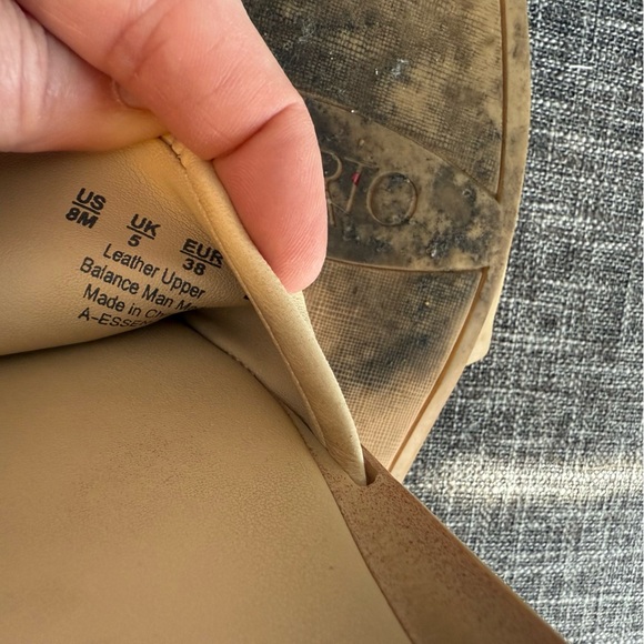 SARTO By Franco Sarto Cream Sandals, Size 8, Great Condition! - Picture 6 of 6